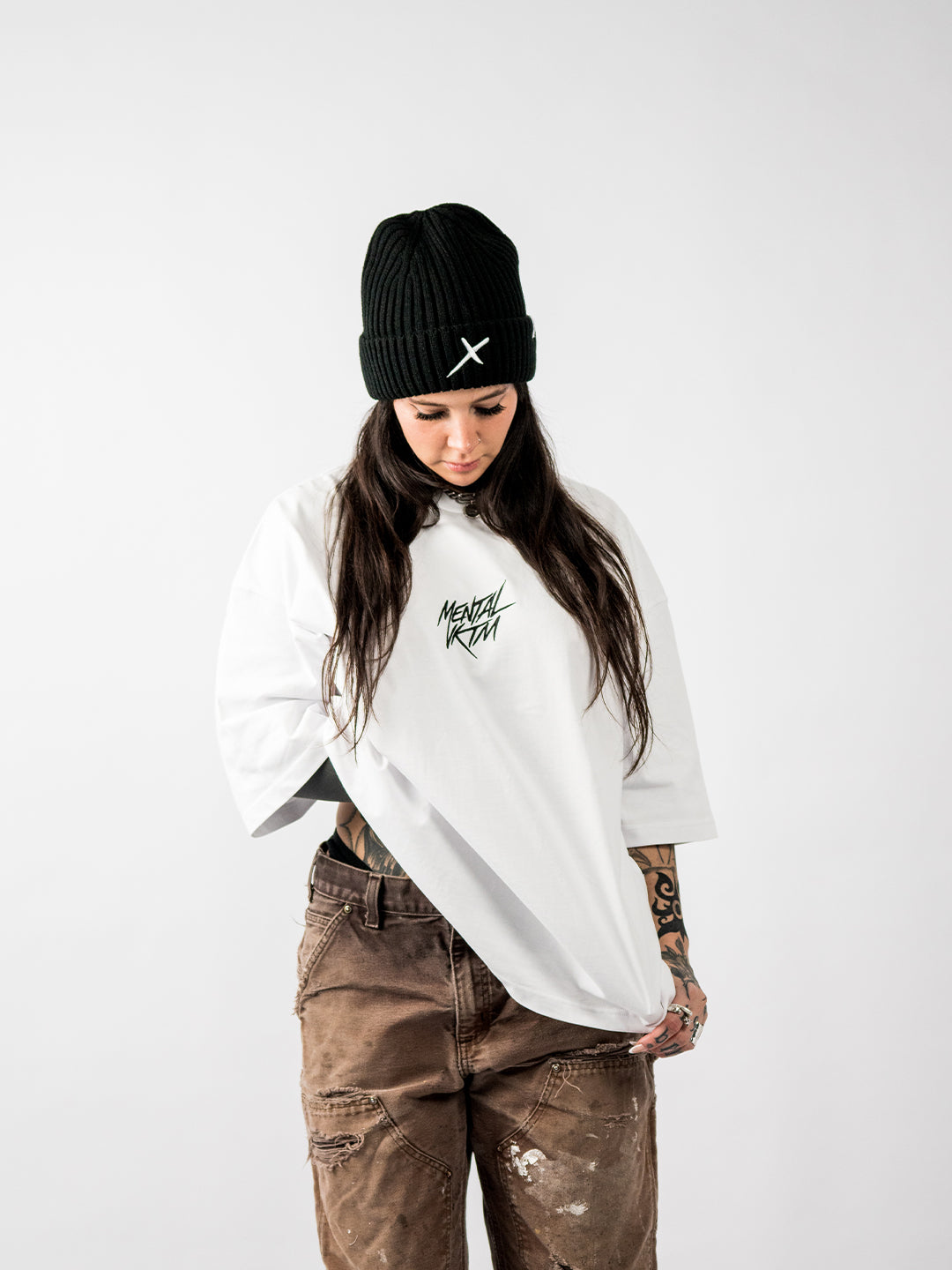 STAPLE TEE (WHITE) – MENTALVKTM